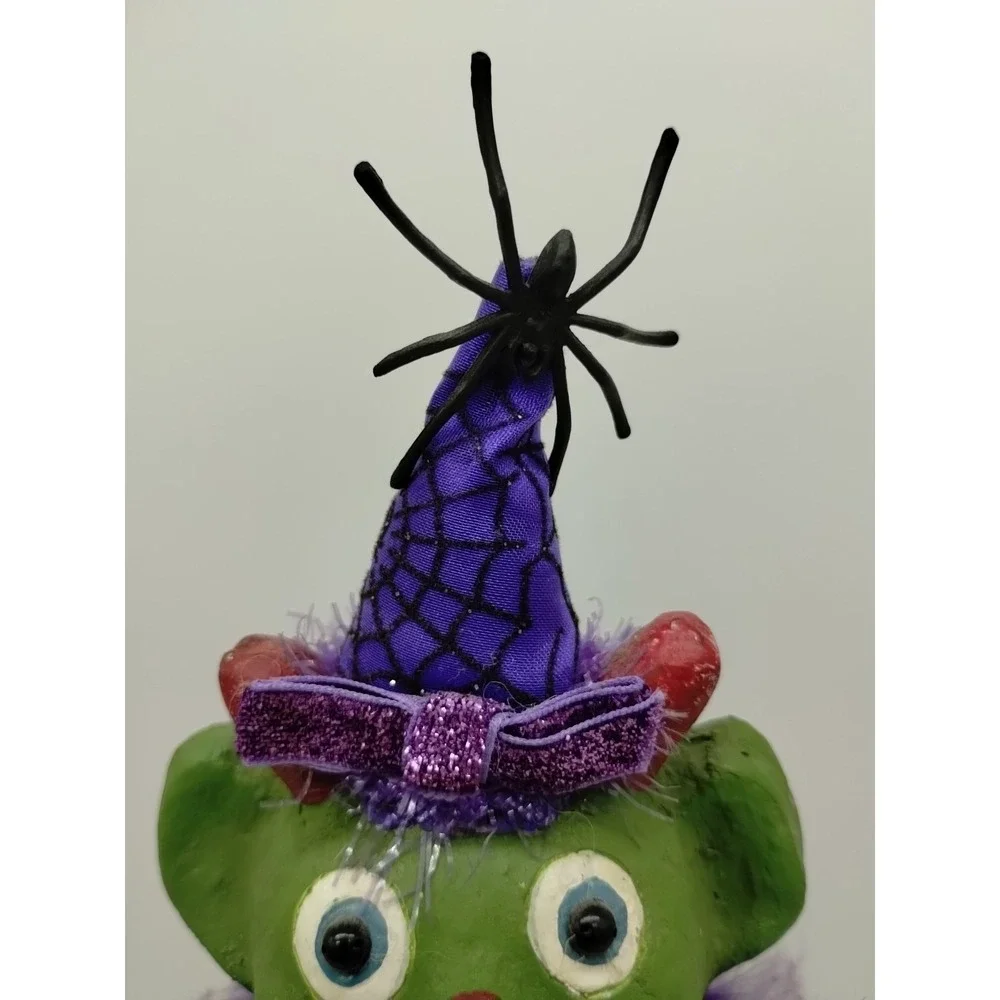 Cute Halloween Goblin Nodder Figurine Hat Spider